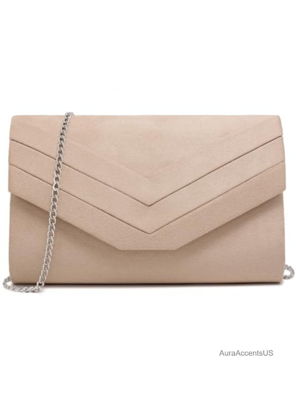 Velvet Evening Bag Clutch with Chain Strap Womens Formal Party Purse